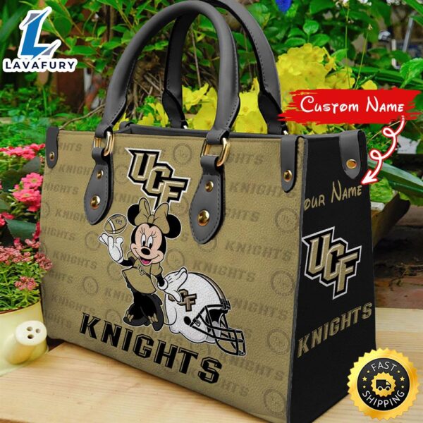 NCAA UCF Knights Minnie Women Leather Hand Bag