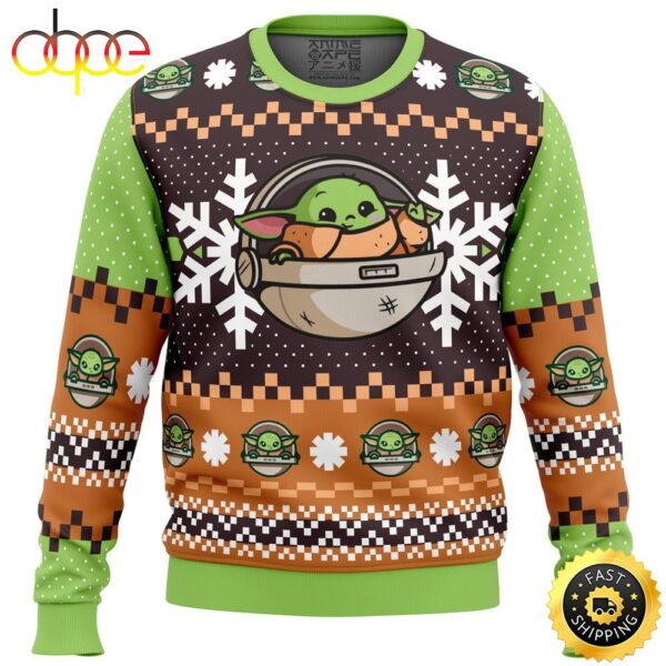 New Baby Yoda Star Wars Ugly Sweater Partyugly sweater ideas