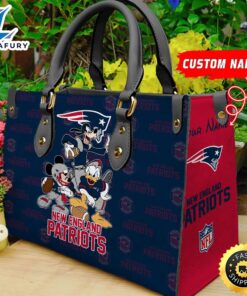 New England Patriots Disney Women Leather Bag