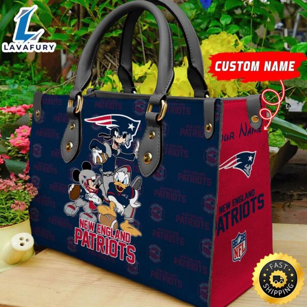 New England Patriots Disney Women Leather Bag