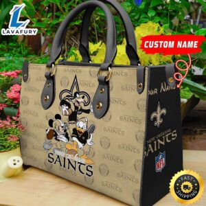 New Orleans Saints Disney Women Leather Bag