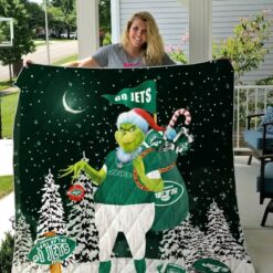 New York Jets Grinch Santa…