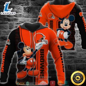 Nfl Cleveland Browns Mickey Mouse…