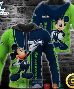 Nfl Seattle Seahawks Mickey Mouse…