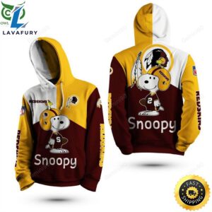 Nfl Washington Redskins Snoopy 3d…