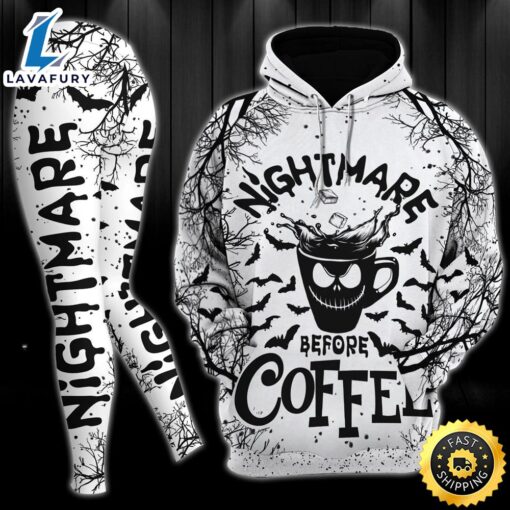 Nightmare Before Coffee Combo Hoodie and Leggings