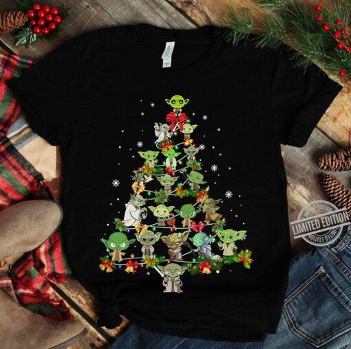 Official Star Wars Yoda Christmas Tree Shirt