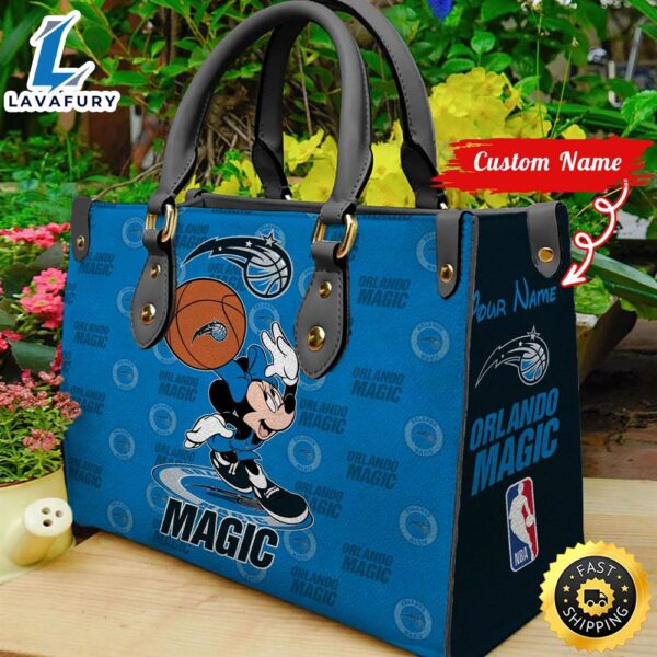 Orlando Magic NBA Minnie Women Leather Hand Bag