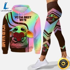 Personalized Baby Yoda Adults Men Women Kids Star Wars Clothes Gifts For Fans Hoodie Leggings Set