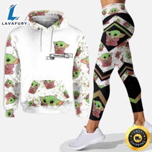 Personalized Baby Yoda Hoodie Leggings Adults Men Women Kids Star Wars Clothes Gifts For Fans