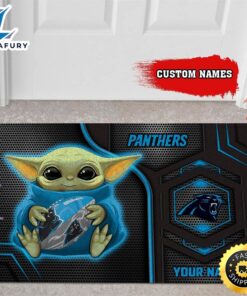 Personalized Carolina Panthers Baby Yoda…