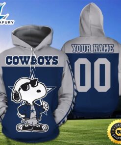 Personalized Dallas Cowboys Snoopy All…