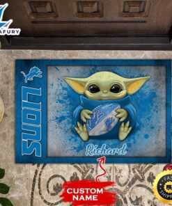 Personalized Detroit Lions Baby Yoda…