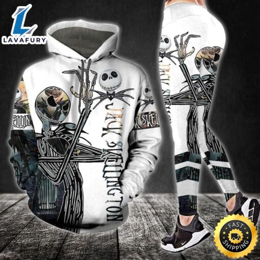 Personalized Jack Skellington Combo 3D Hoodie Legging