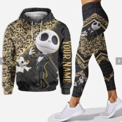 Personalized Jack Skellington Combo Hoodie And Legging 3D