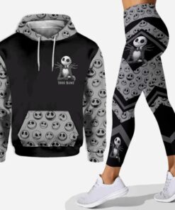 Personalized Jack Skellington Combo Hoodie And Legging Shirt