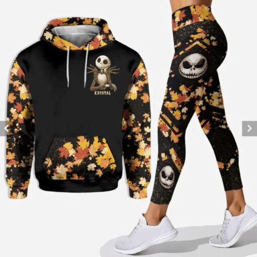 Personalized Jack Skellington Combo Hoodie Legging 3D Shirt