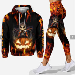 Personalized Jack Skellington Combo Hoodie Legging 3D