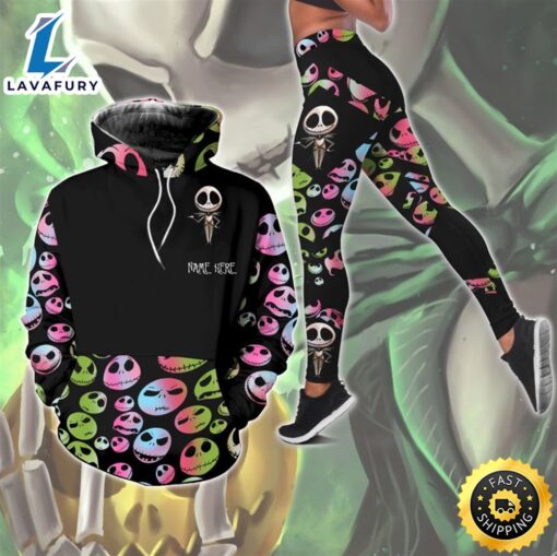 Personalized Jack Skellington Combo Hoodie & Legging Shirt