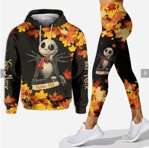 Personalized Jack Skellington Combo Hoodie Legging