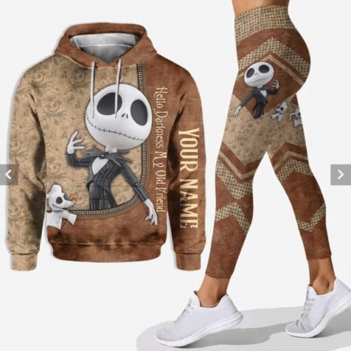 Personalized Jack Skellington Combo Hoodie & Leggings 3D (2)