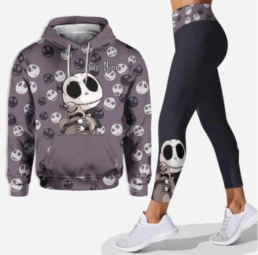 Personalized Jack Skellington & Oogie Boogie Combo Hoodie & Legging