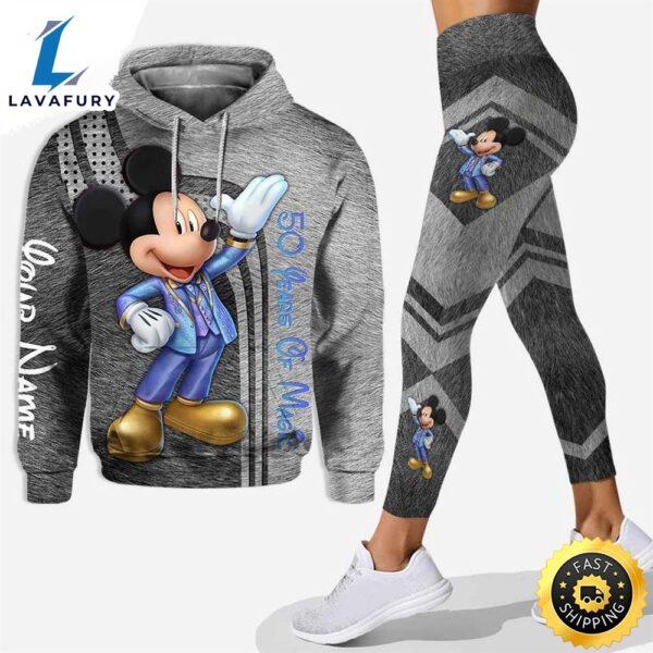 Personalized Mickey Mouse 3D Hoodie Leggings All Over Print