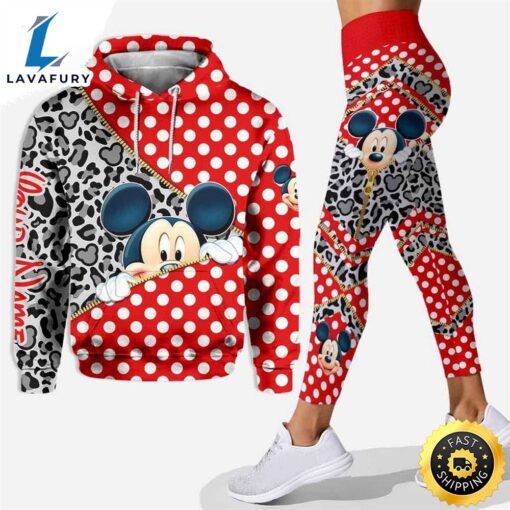 Personalized Mickey Mouse 3D Hoodie Leggings Set