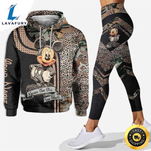 Personalized Mickey Mouse Hoodie Leggings-Owlsmatrix_4066