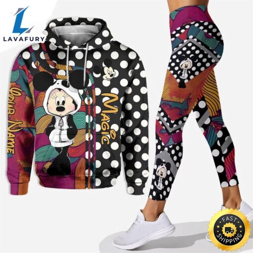 Personalized Mickey Mouse Hoodie Leggings POD Design