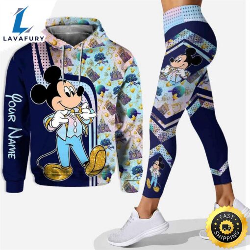 Personalized Mickey Mouse Hoodie Leggings POD Design