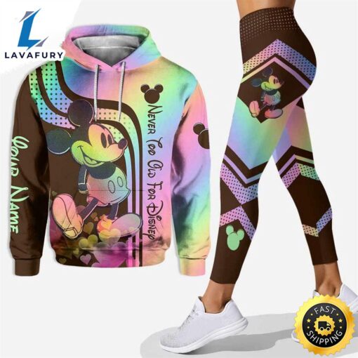 Personalized Mickey Mouse Hoodie Leggings Set All Over Print