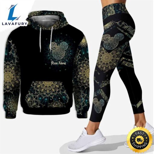 Personalized Mickey Mouse Luxury 3D Hoodie Leggings Set