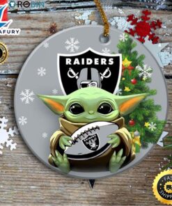 Personalized Oakland Raiders Baby Yoda…