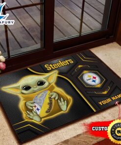 Personalized Pittsburgh Steelers Baby Yoda…