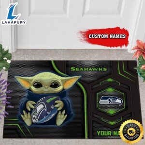 Personalized Seattle Seahawks Baby Yoda…