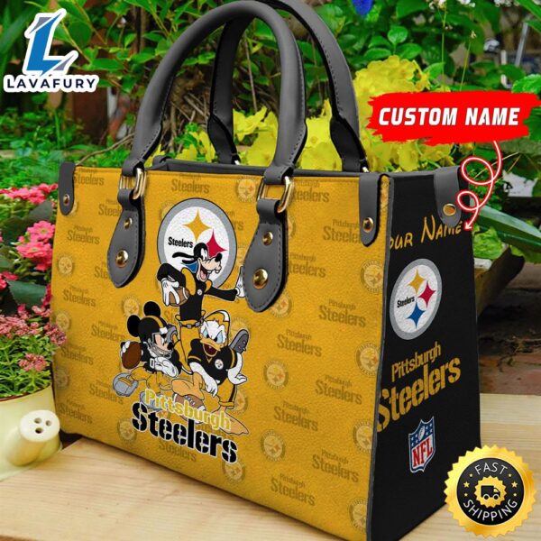 Pittsburgh Steelers Disney Women Leather Bag