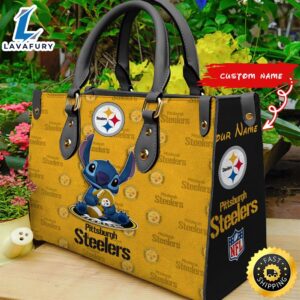 Pittsburgh Steelers Stitch Women Leather…