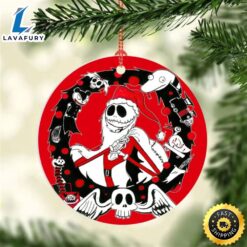 Santa Jack Skellington Nightmare Before Christmas Tree Ornament