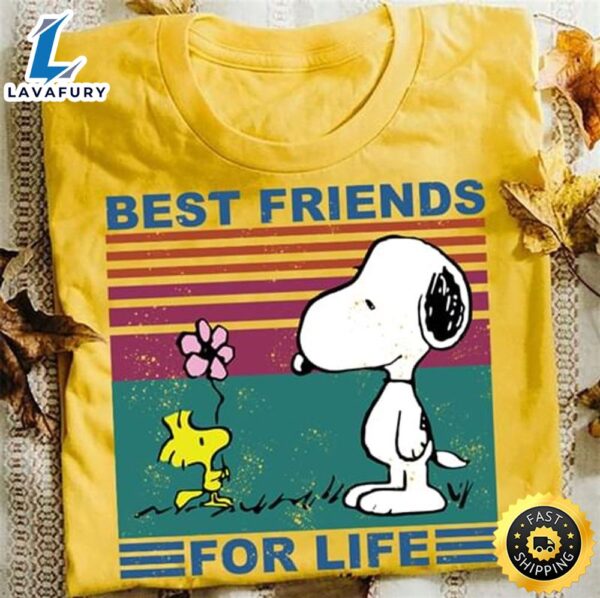Snoopy And Woodstock Best Friends For Life T Shirt