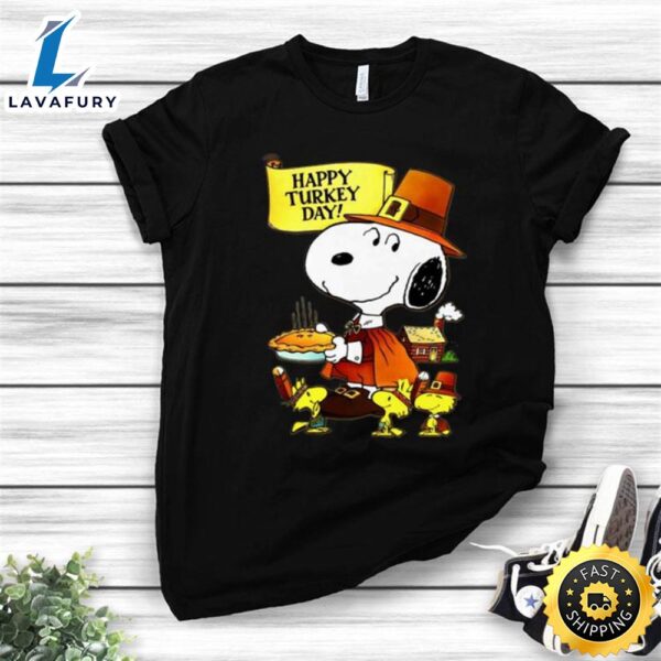 Snoopy And Woodstock Happy Thanksgiving Shirt