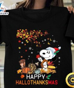 Snoopy Autumn Happy Hallothanksmas Perfect…