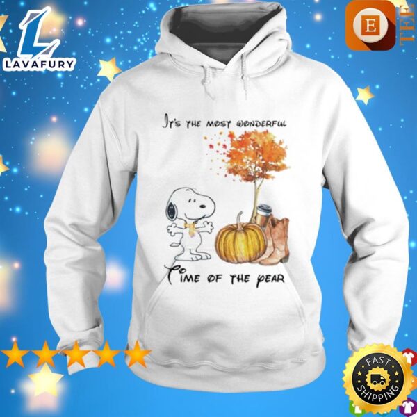 Snoopy Autumn It’s The Most Wonderful Time Of The Year Shirt