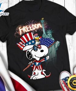 Snoopy Freedom US Flag Independence…