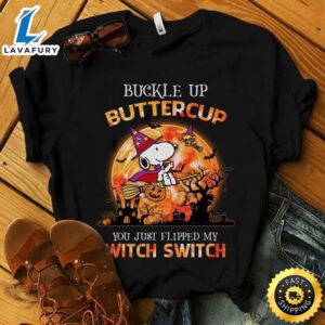 Snoopy Witch Buckle Up Butter…