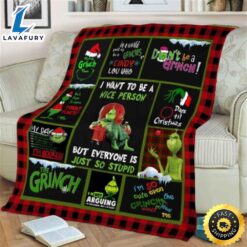 Special Grinch Blanket For Christmas…