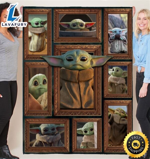 Star War Baby Yoda Blanket