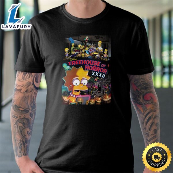 Stranger Things The Simpsons Treehouse Of Horror XXXII Unisex T-shirt