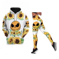 Sunflower Jack Skellington Combo Hoodie…