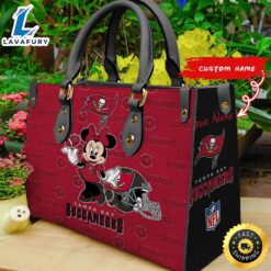 Tampa Bay Buccaneers Minnie Women Leather Hand Bag